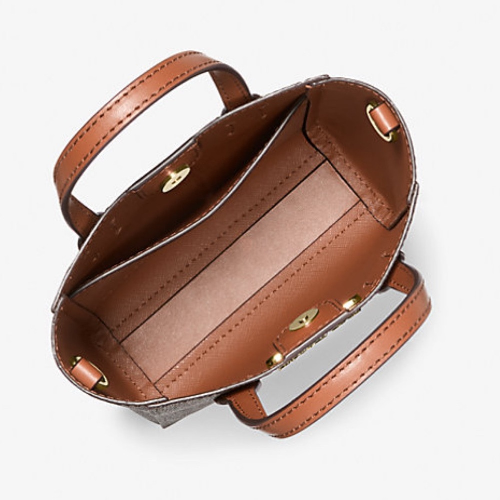 Michael Kors Vincent Brown Tote Bag - Picture 2 of 3